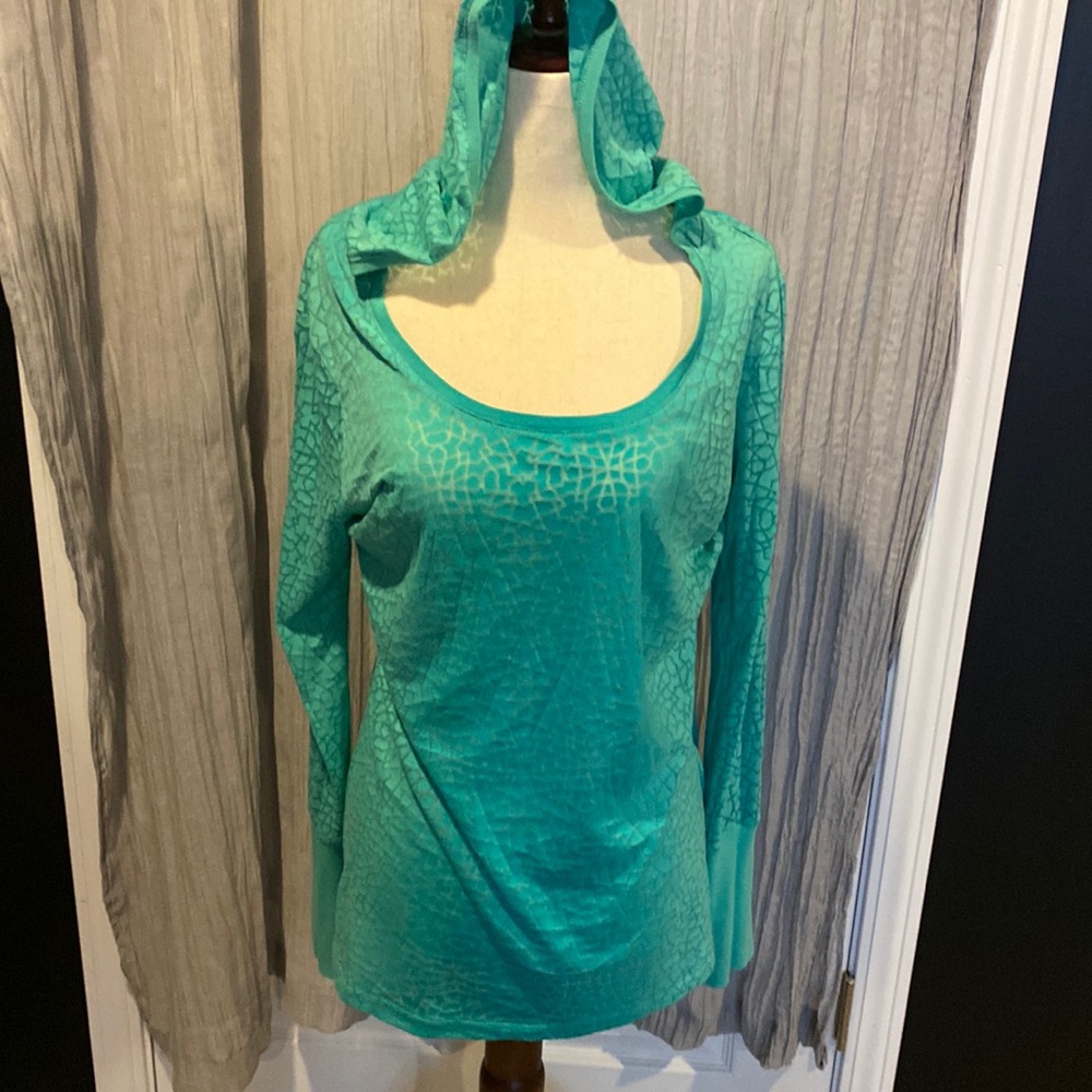 Long Sleeve Calvin Klein Hoody/Shirt - Aquamarine